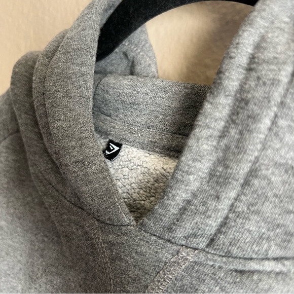 Gymshark Cropped Hoodie Gray NO SIZE TAG - Picture 3 of 7